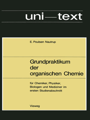 cover image of Grundpraktikum der organischen Chemie